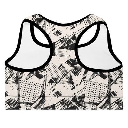 Monochrome Momentum Padded Sports Bra