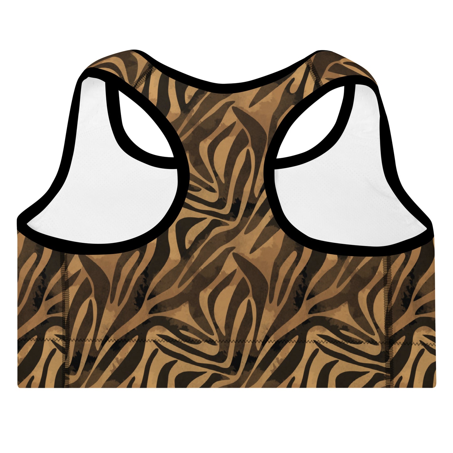 Safari Chic Padded Sports Bra