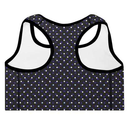 Dotty Delight Padded Sports Bra