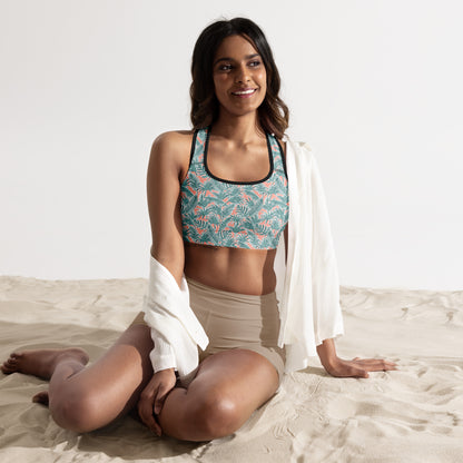 Serene Garden Padded Sports Bra