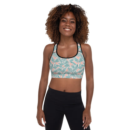 Serene Garden Padded Sports Bra