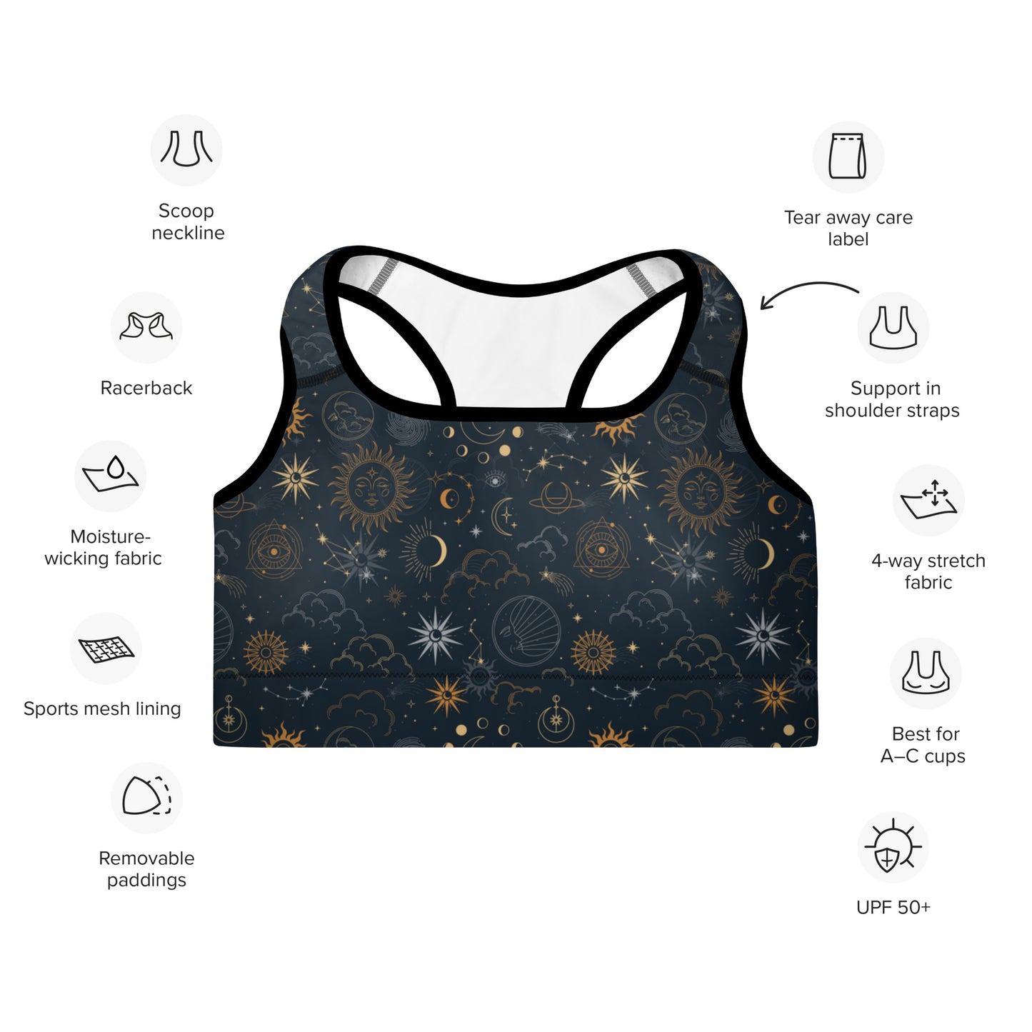 Orbit Essentials Padded Sports Bra