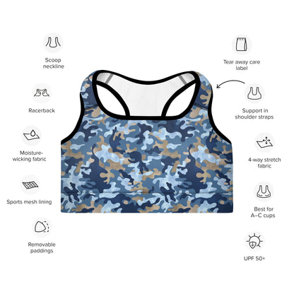 Ultimate Camo Padded Sports Bra