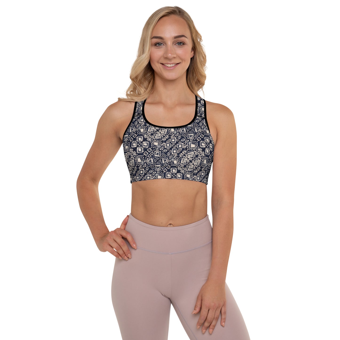 Zenith Contrast Padded Sports Bra