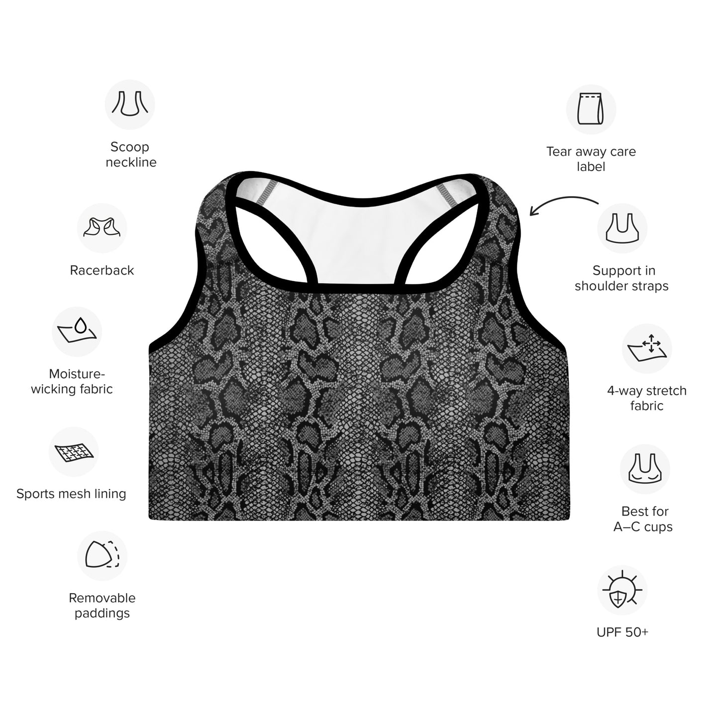 Fierce Fit Padded Sports Bra