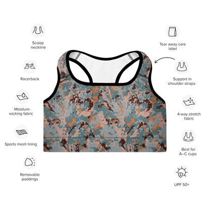 Marble Motion Padded Sports Bra