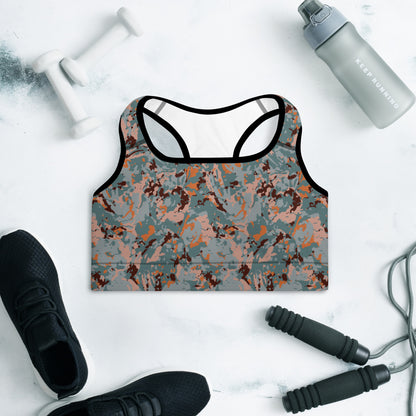 Marble Motion Padded Sports Bra