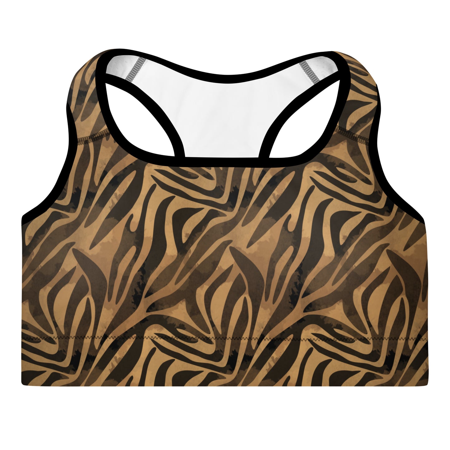 Safari Chic Padded Sports Bra