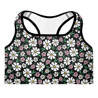 Blooming Buds Padded Sports Bra