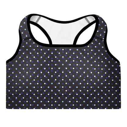 Dotty Delight Padded Sports Bra