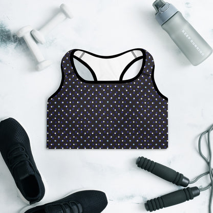 Dotty Delight Padded Sports Bra