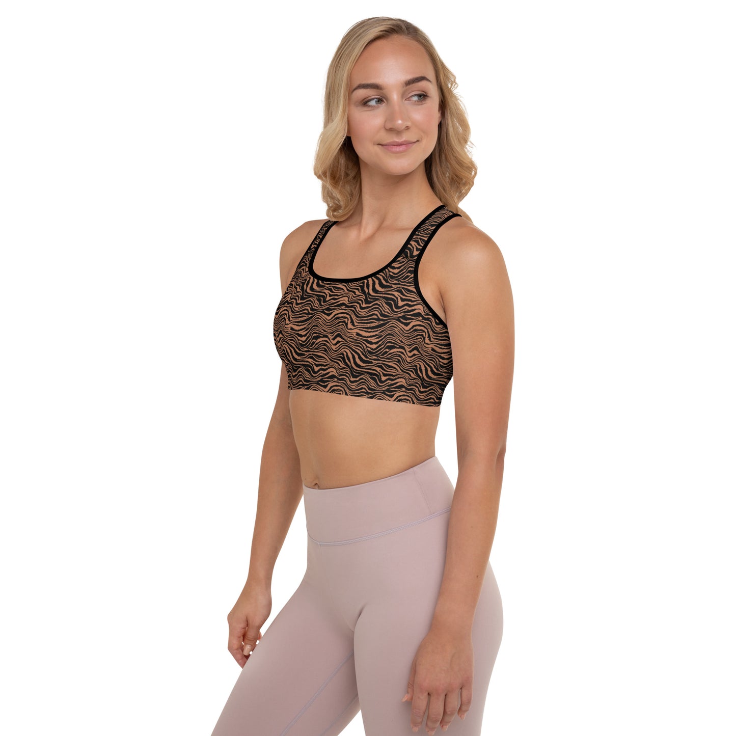 Midnight Safari Padded Sports Bra