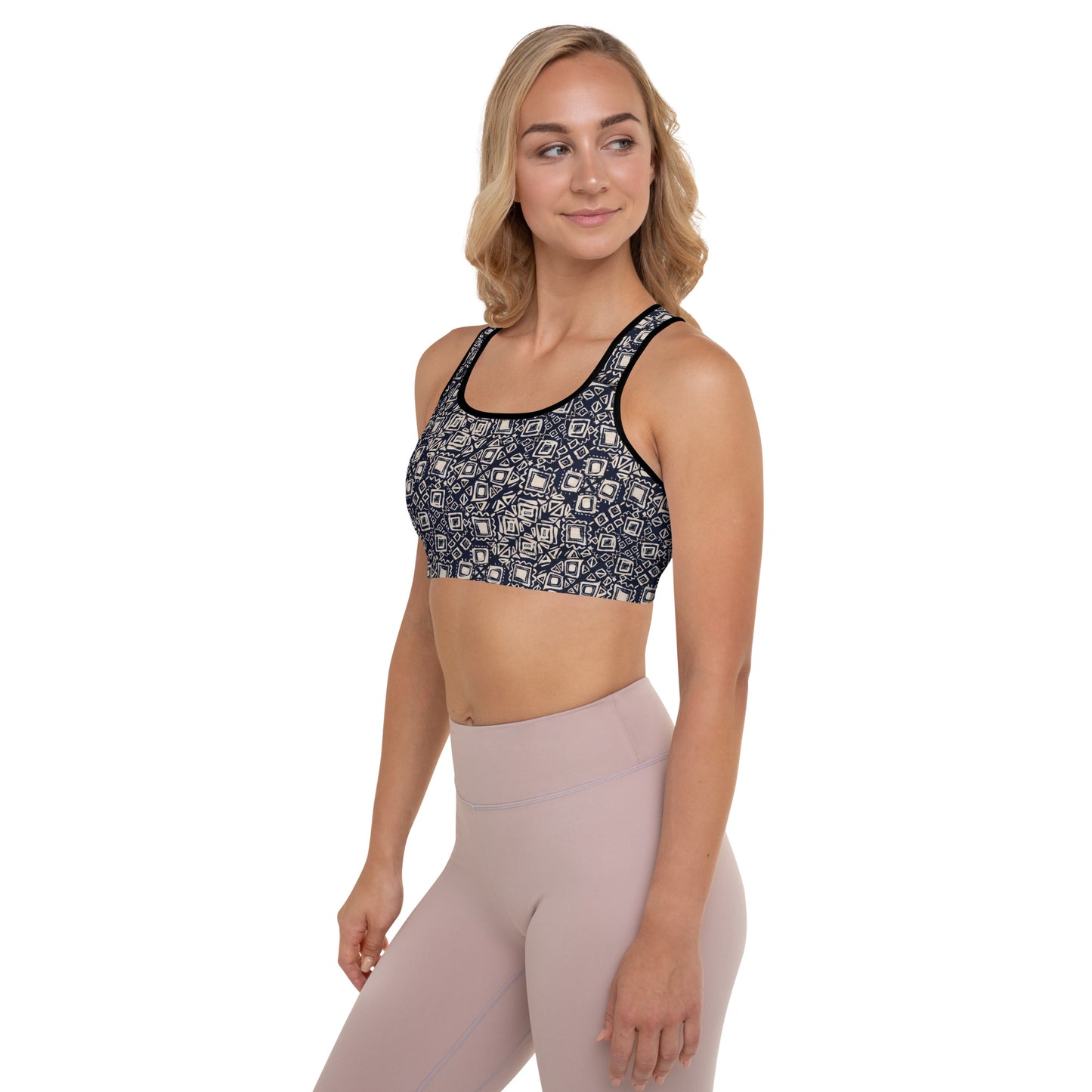 Zenith Contrast Padded Sports Bra