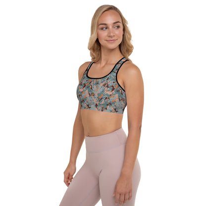 Marble Motion Padded Sports Bra