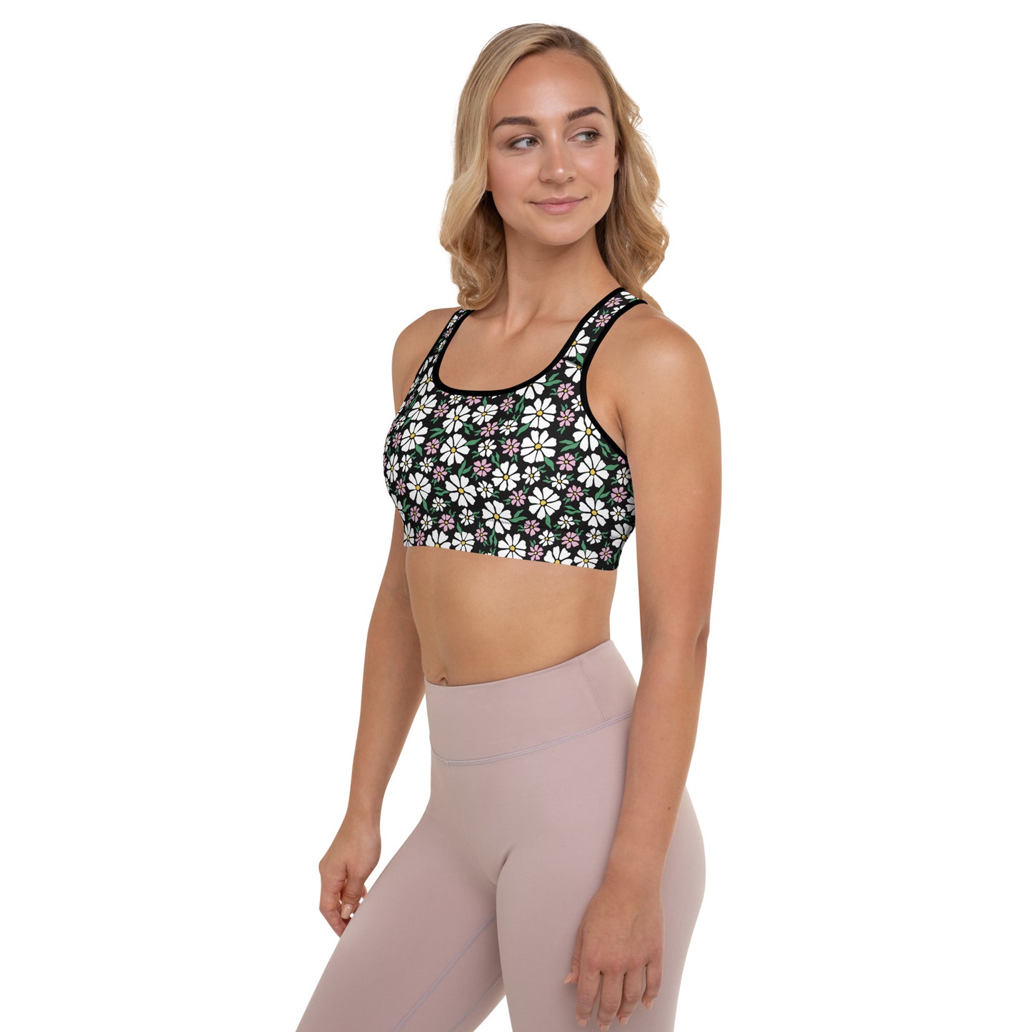 Blooming Buds Padded Sports Bra