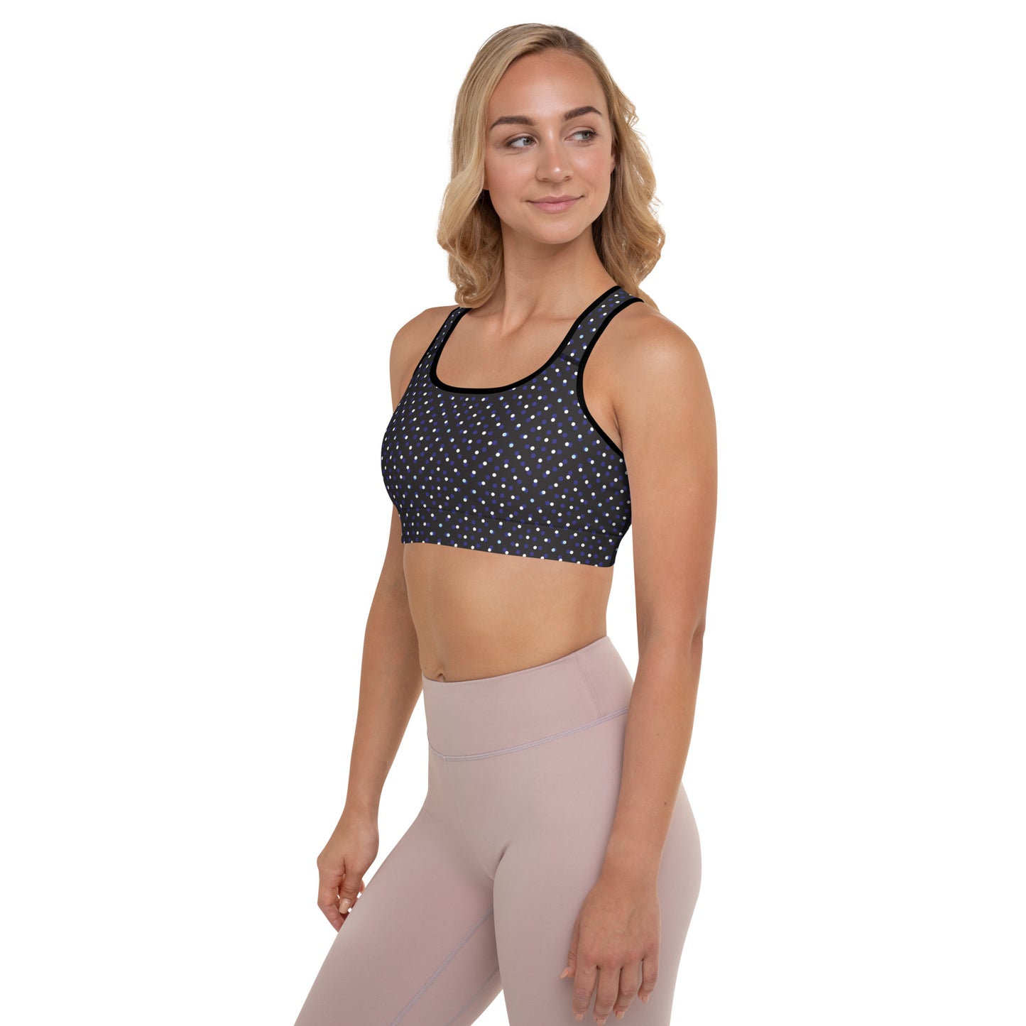 Dotty Delight Padded Sports Bra