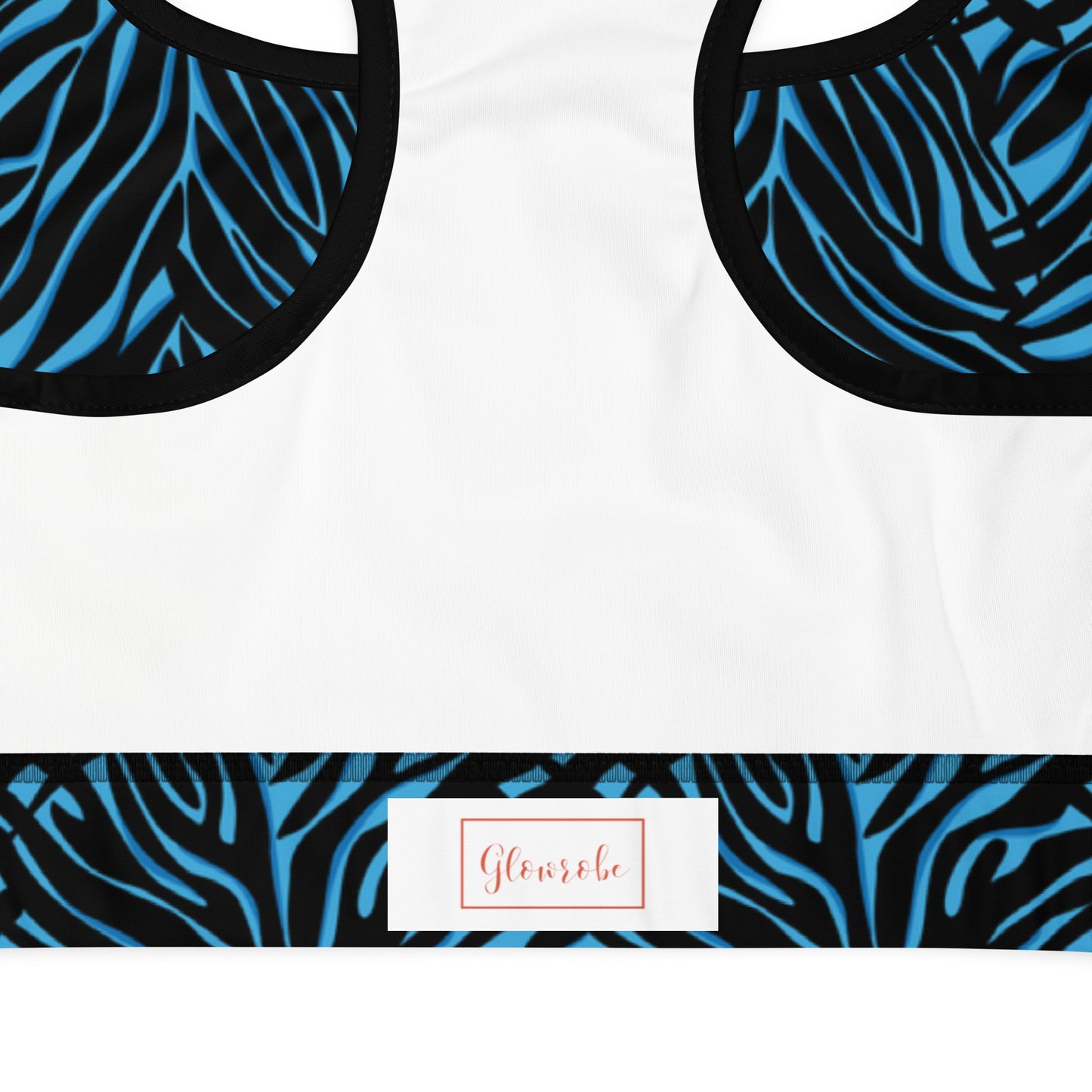 Azure Instinct Blue Padded Sports Bra