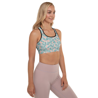 Serene Garden Padded Sports Bra