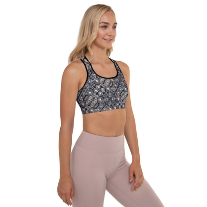 Zenith Contrast Padded Sports Bra