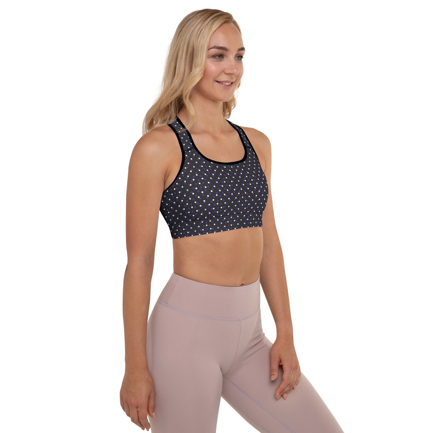 Dotty Delight Padded Sports Bra