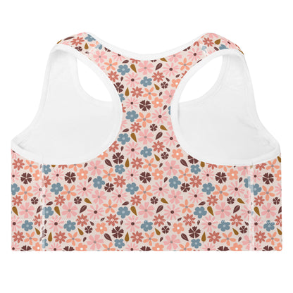 Blooming Garden Padded Sports Bra