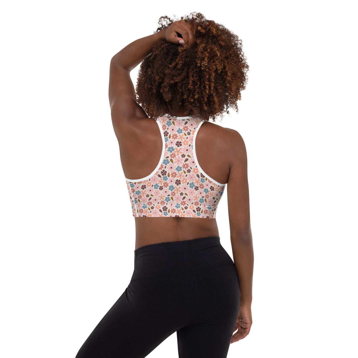 Blooming Garden Padded Sports Bra