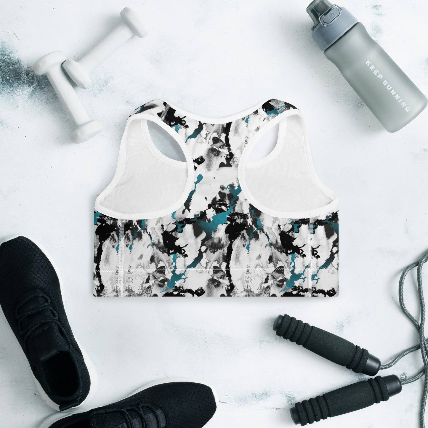 Abstract Aura Padded Sports Bra