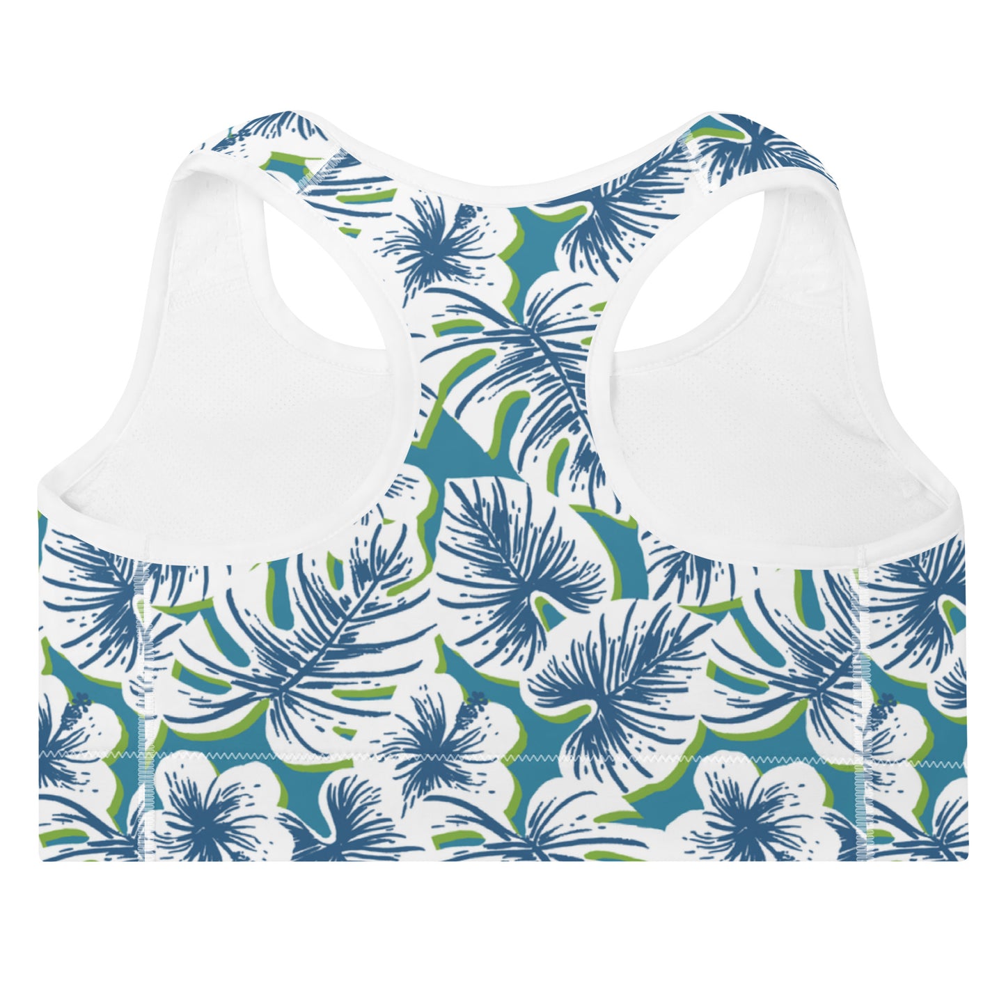 Floral Harmony Padded Sports Bra