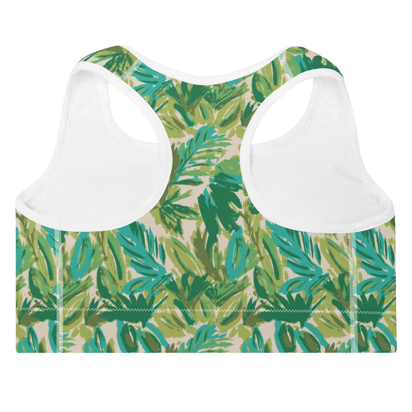 Leafy Luxury Padded Sports Bra