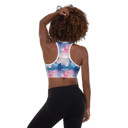 Aquarelle Dream Padded Sports Bra