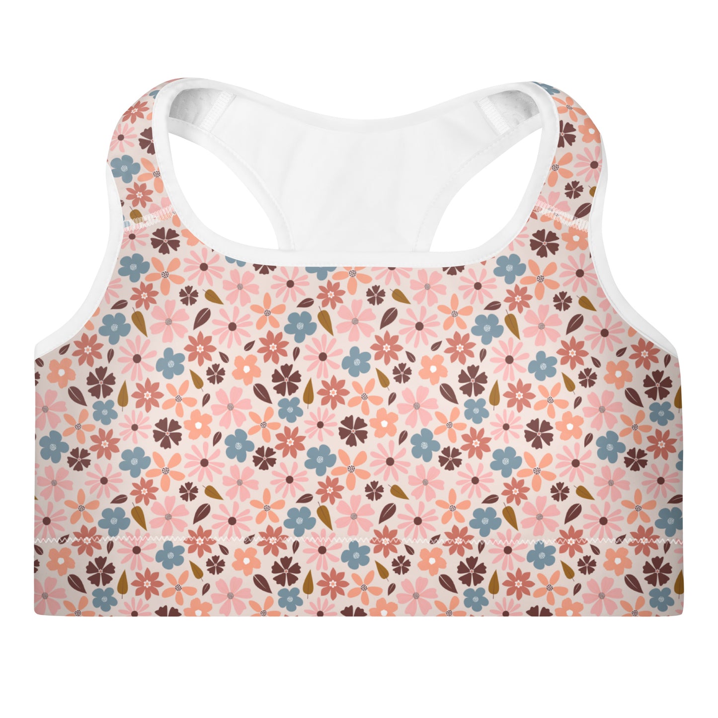 Blooming Garden Padded Sports Bra