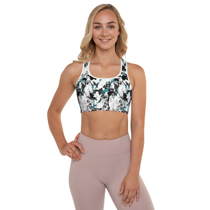 Abstract Aura Padded Sports Bra