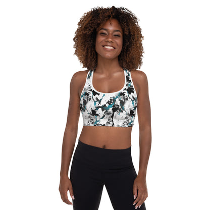 Abstract Aura Padded Sports Bra