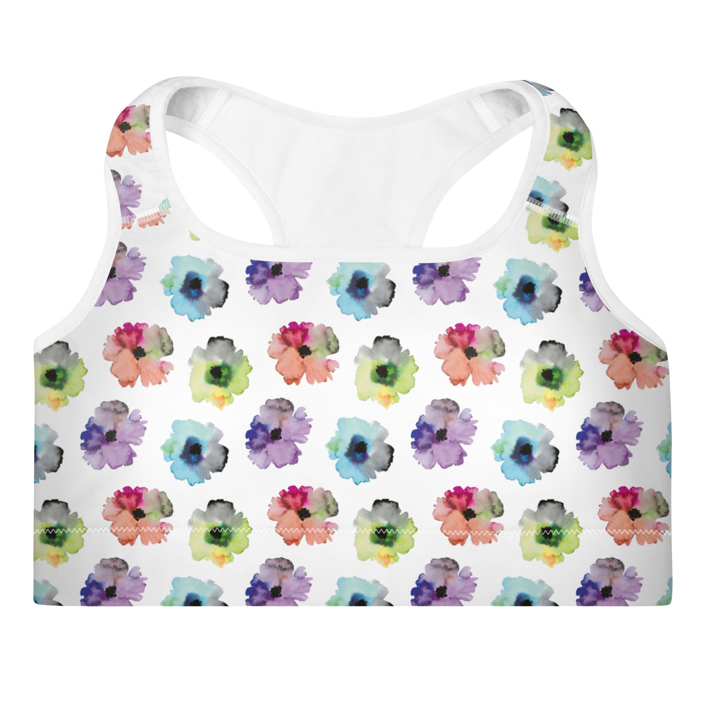 Floral Fiesta Padded Sports Bra