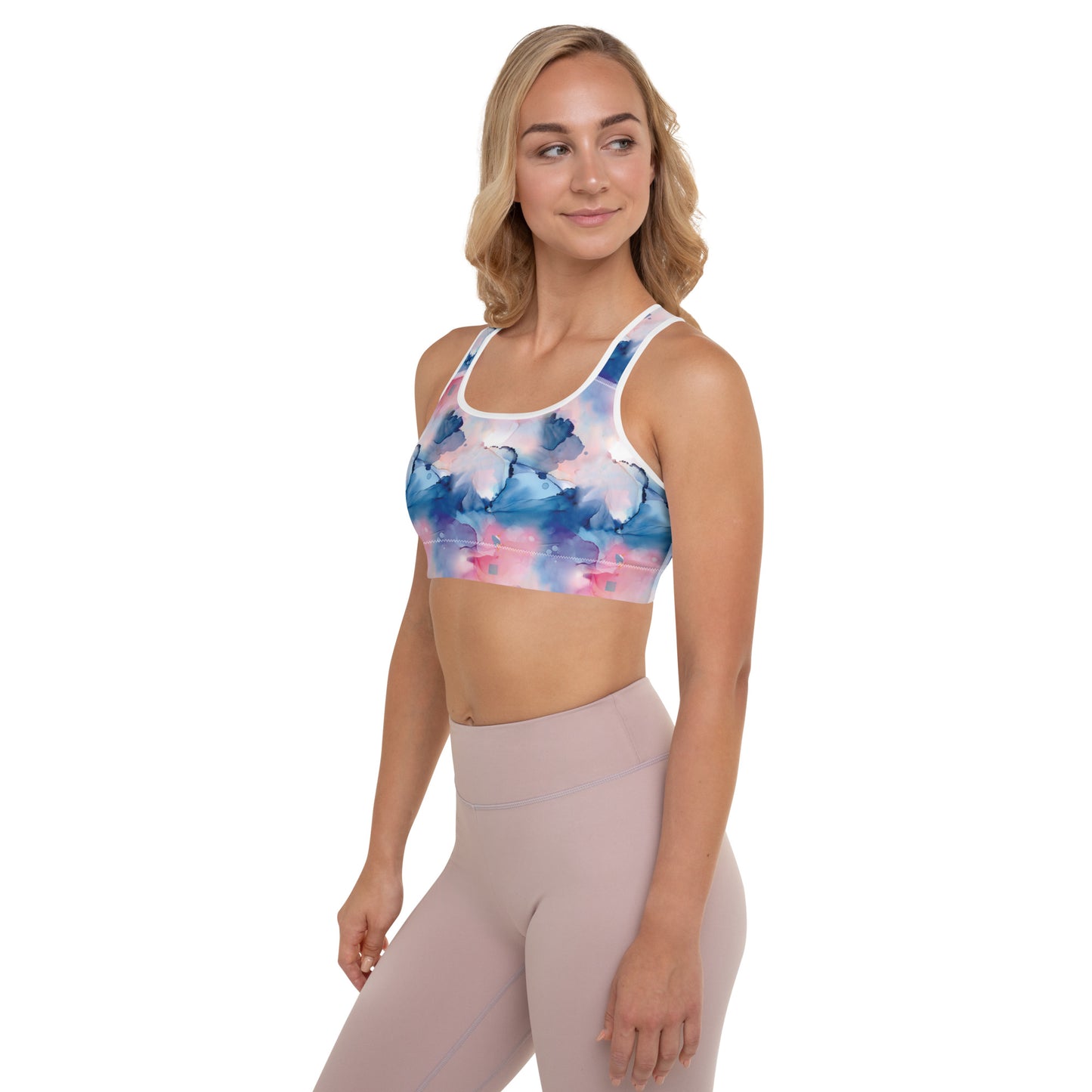 Aquarelle Dream Padded Sports Bra