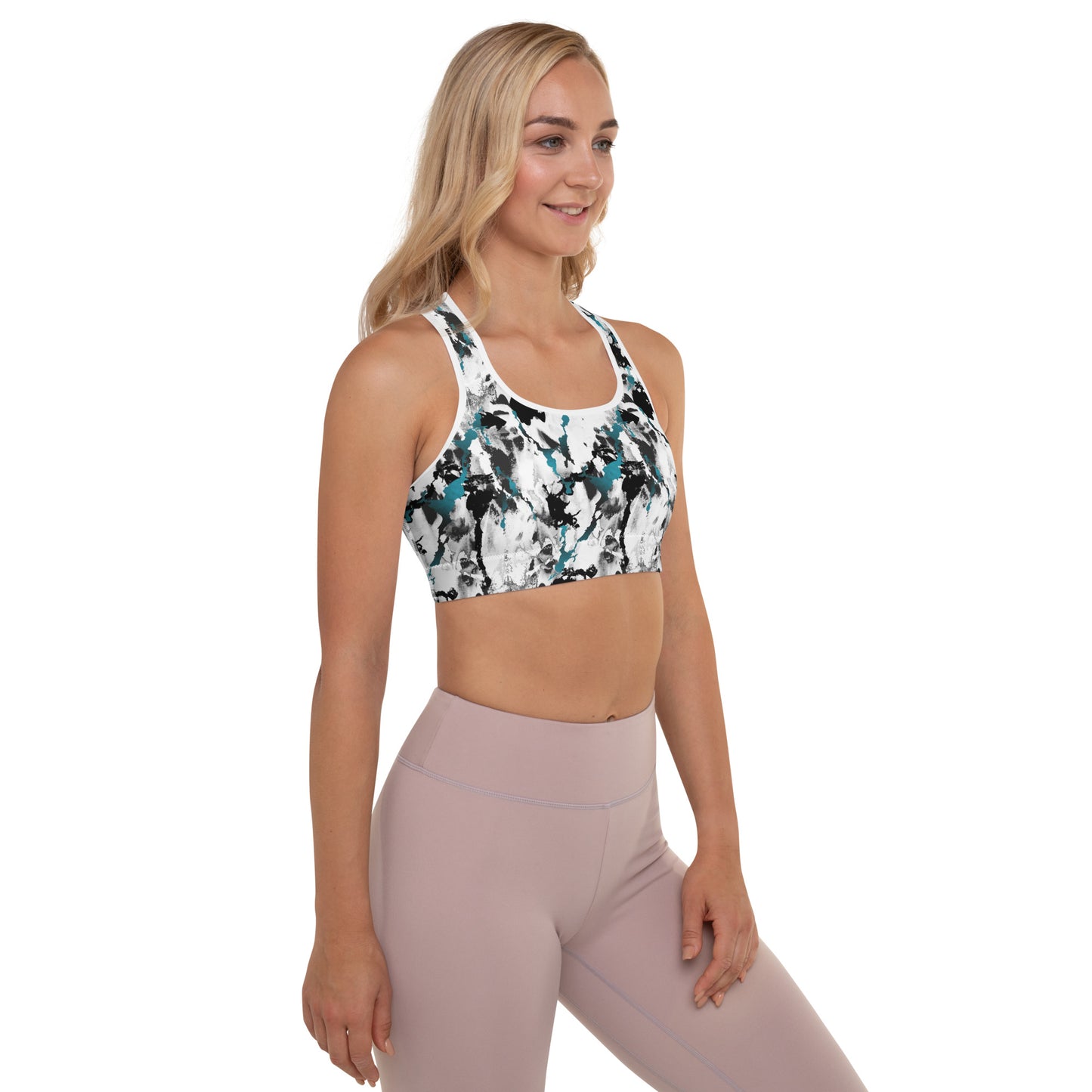 Abstract Aura Padded Sports Bra