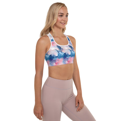 Aquarelle Dream Padded Sports Bra