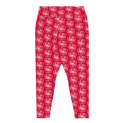 Crimson Rose Plus Size Leggings