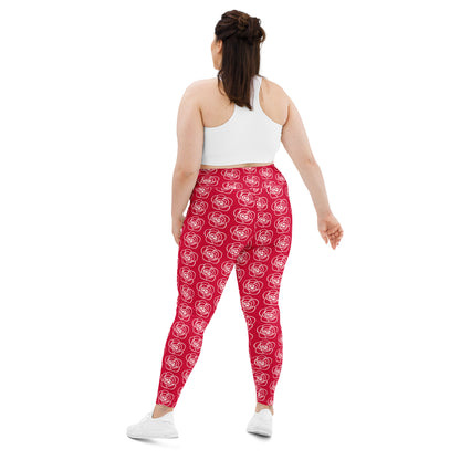 Crimson Rose Plus Size Leggings