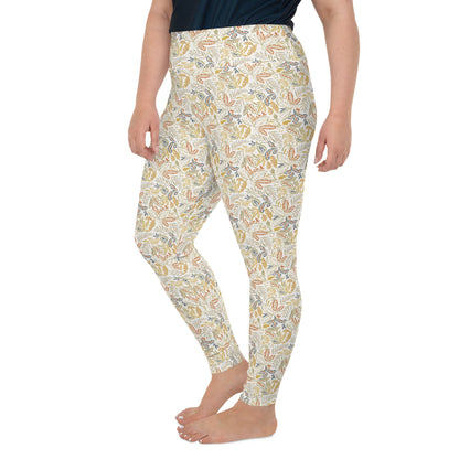 Palette Pop High-Waisted Plus Size Leggings