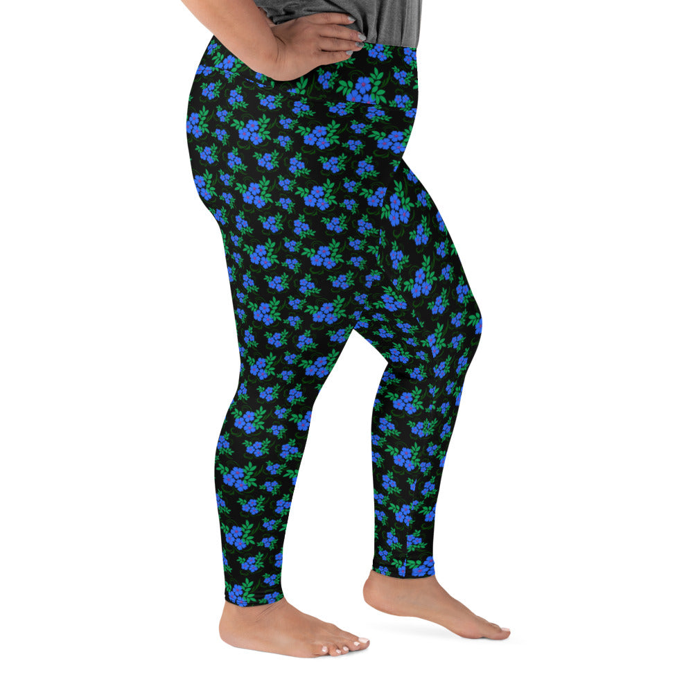 Daisy Dreams High-Waisted Plus Size Leggings