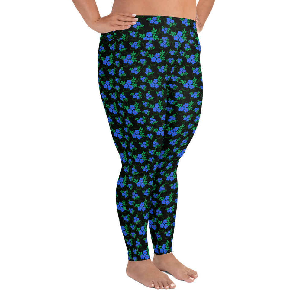 Daisy Dreams High-Waisted Plus Size Leggings