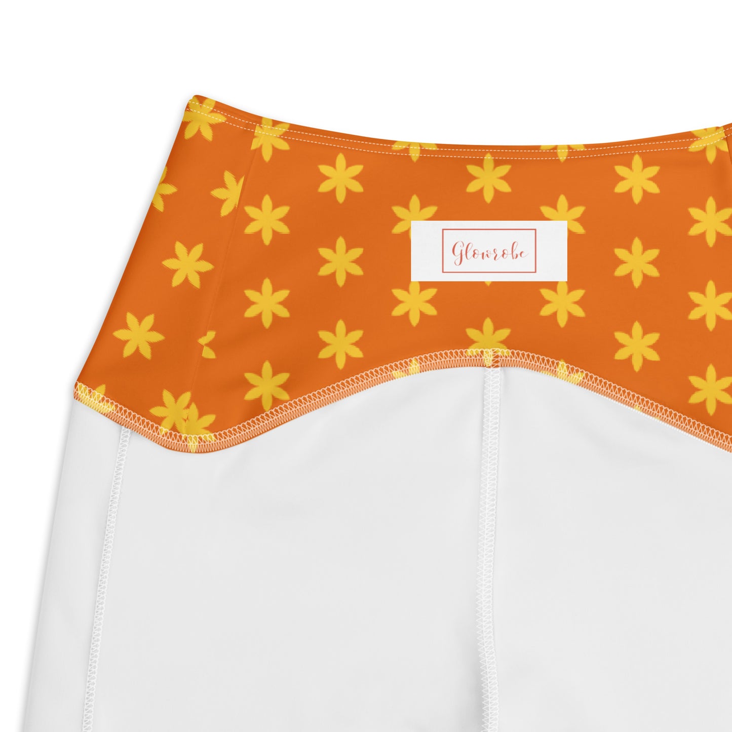 Mango Blossom Crossover Pocket Leggings