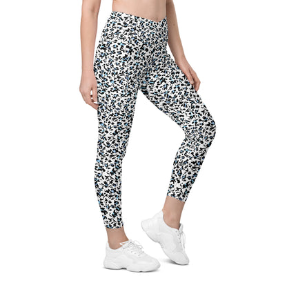 Urban Jungle Crossover Pocket Leggings