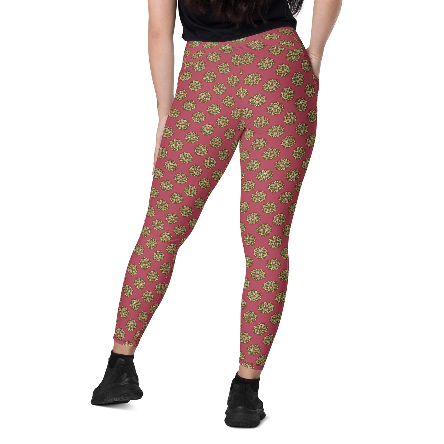 Blossom Blush High-Waisted Pocket Leggings