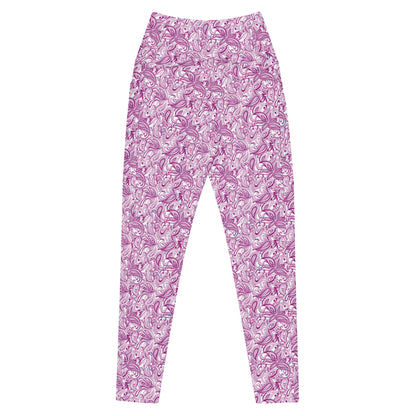 Ethereal Elegance Paisley High-Waisted Pocket Leggings