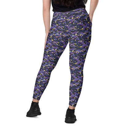 Inky Tide High-Waisted Pocket Leggings