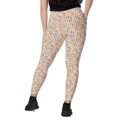 Spectrum Splendor High-Waisted Pocket Leggings