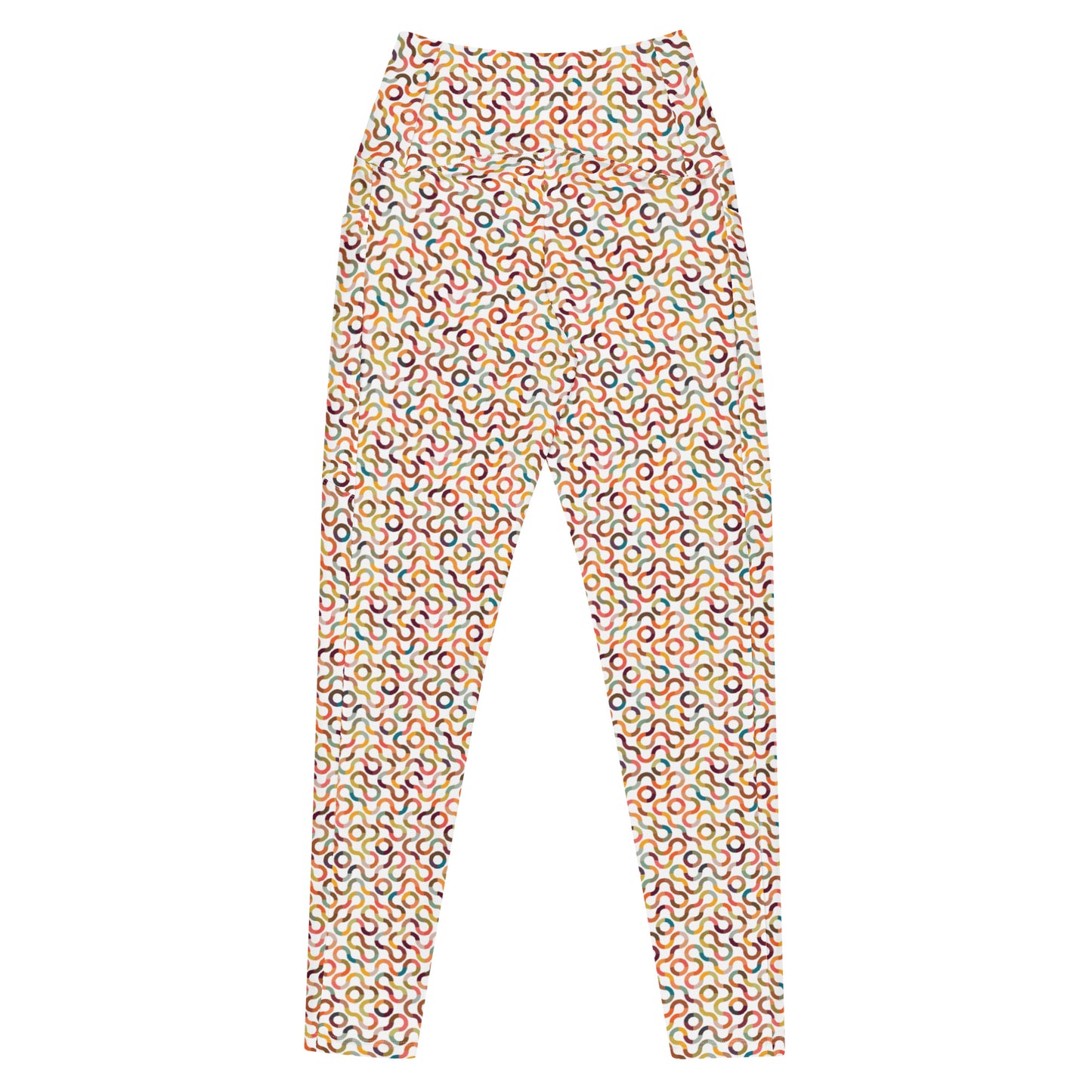 Spectrum Splendor High-Waisted Pocket Leggings