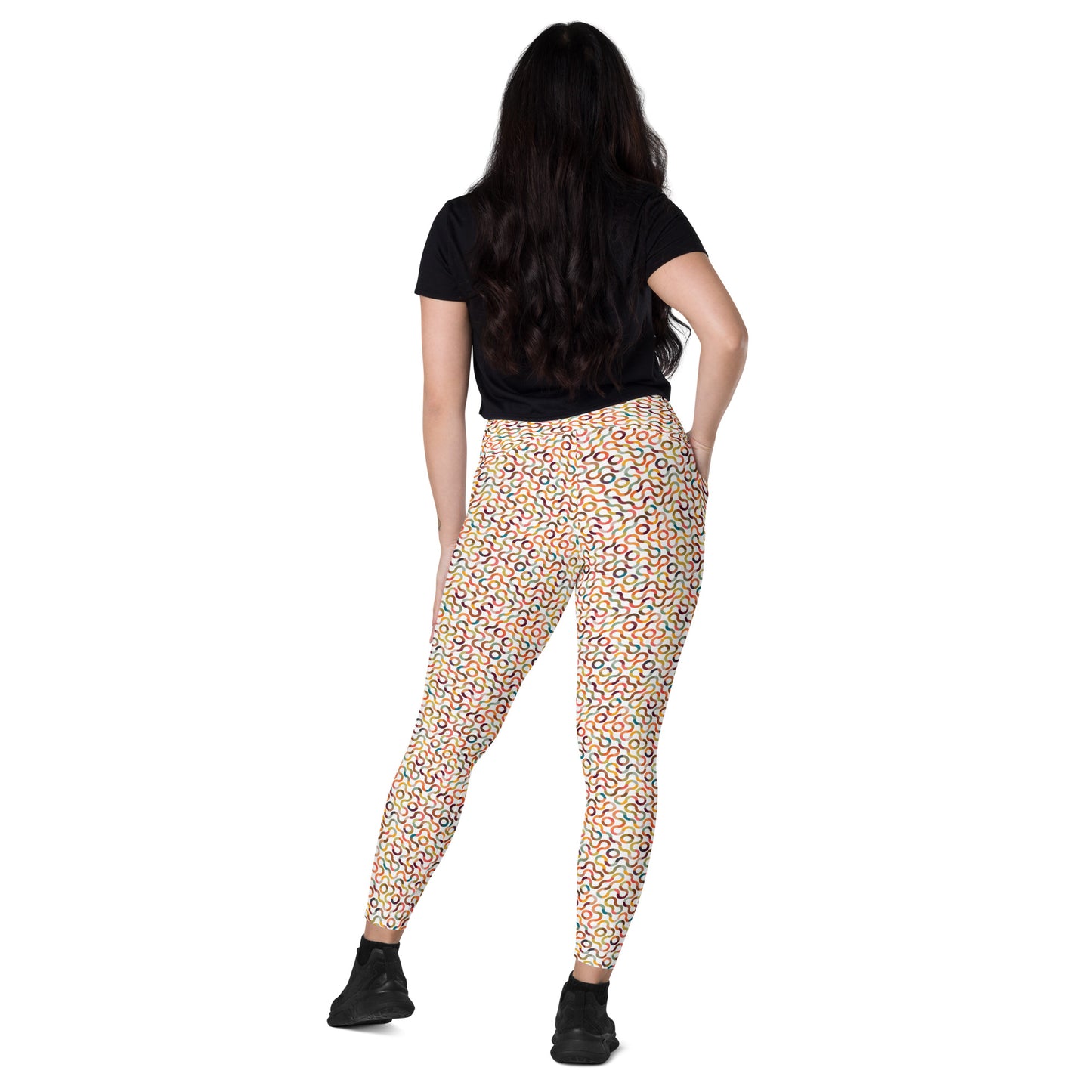 Spectrum Splendor High-Waisted Pocket Leggings